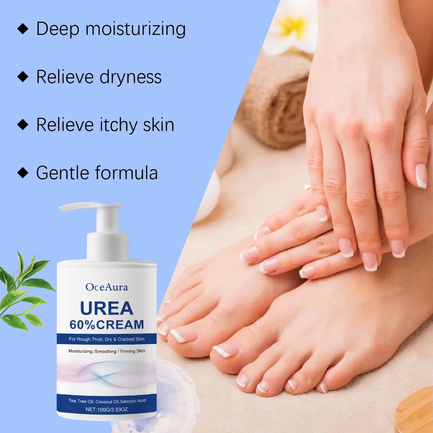60% Urea Moisturizing Foot Cream