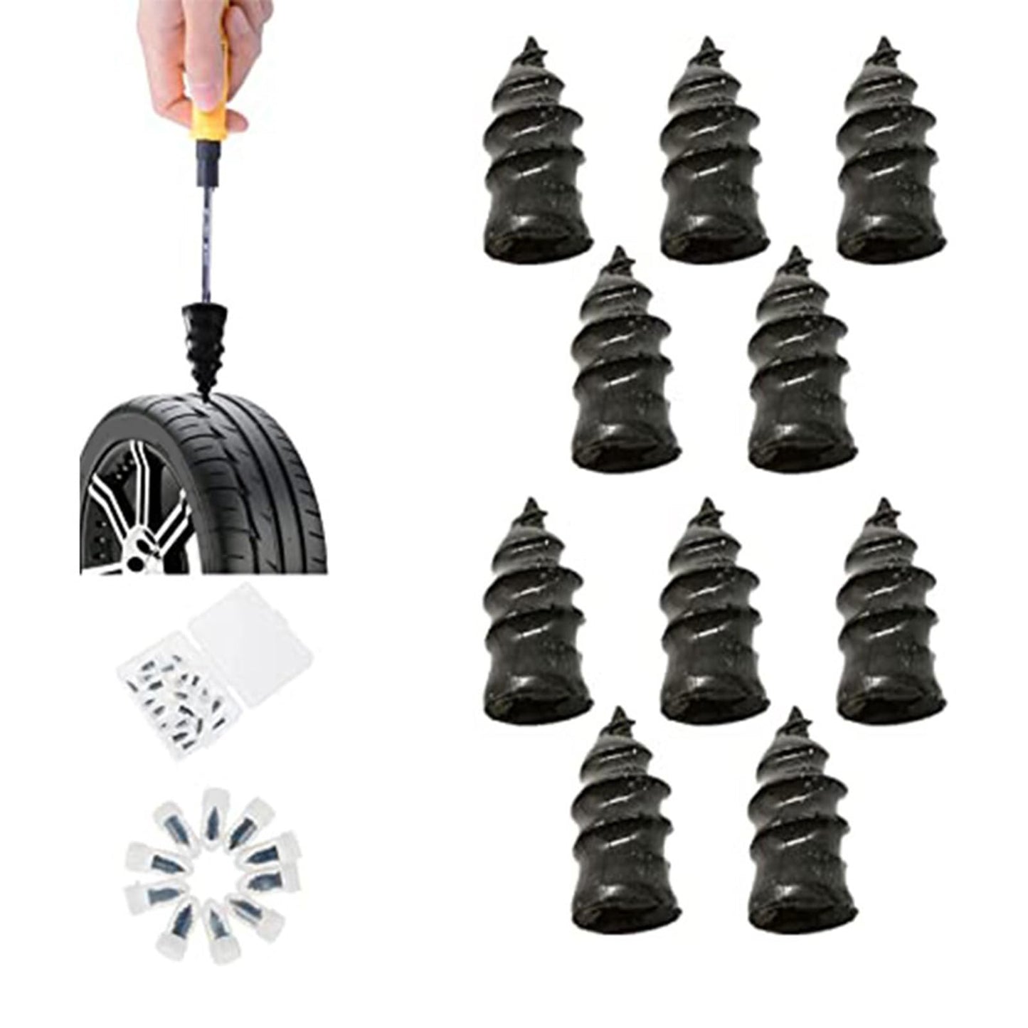 Tyre Repair Nail Kit (10/30pcs)