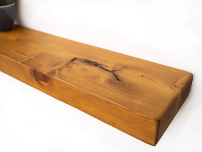 Rustic Floating Shelf 15cm Depth