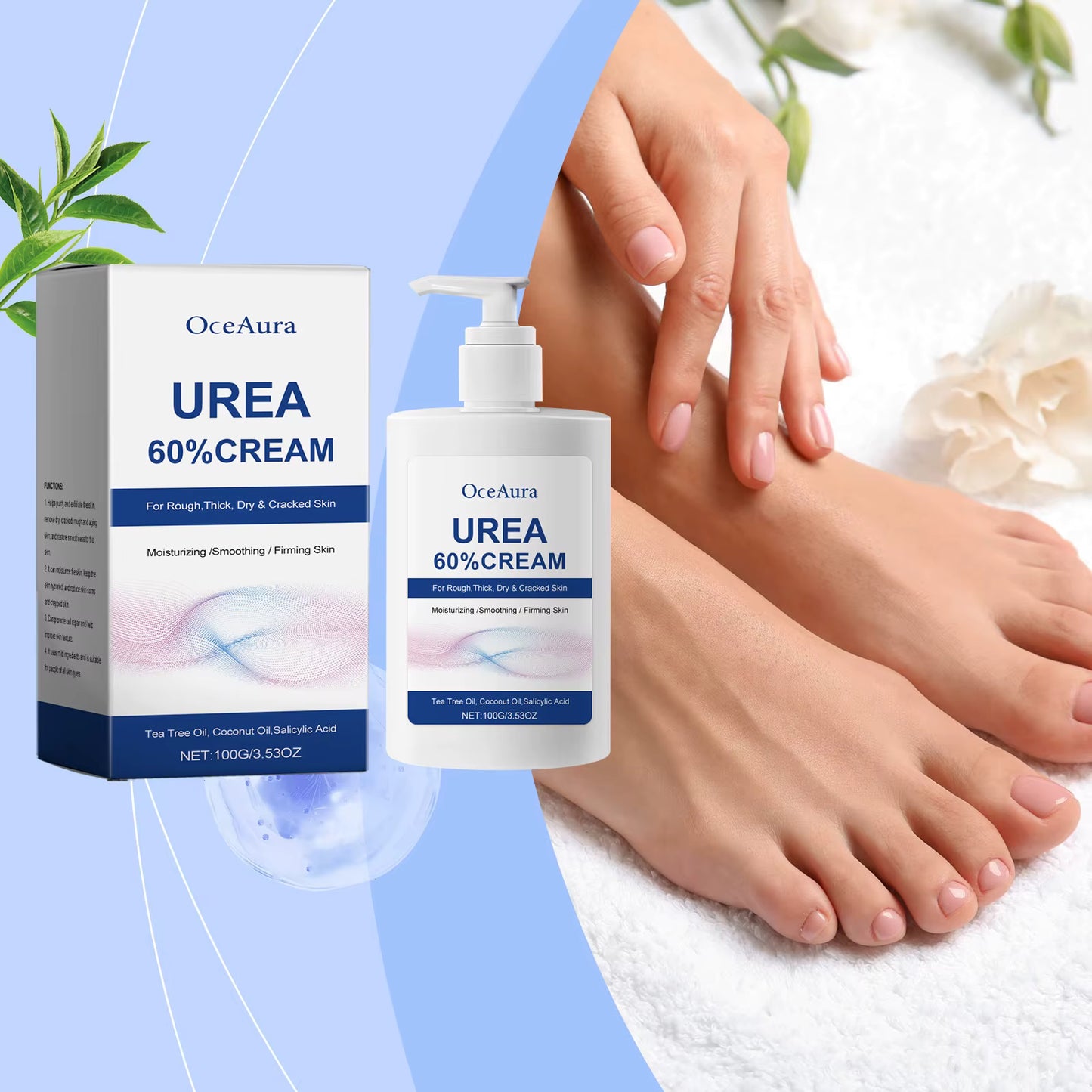 60% Urea Moisturizing Foot Cream