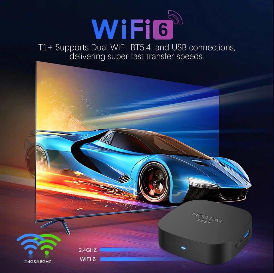 Android 16.0 TV Box Media Player 8GB RAM 128GB 8K 4K Dual WiFi UK Stock